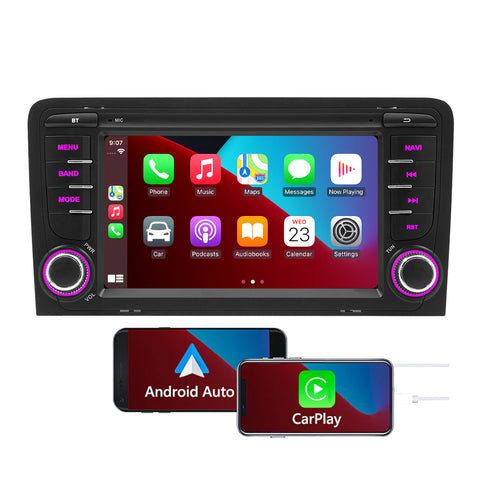 Car radio wholesale Quad Core 7 Inch Car MP5 Player Navigation Radio GPS Car Stereo Suitable for Audi A3 Android 13 System