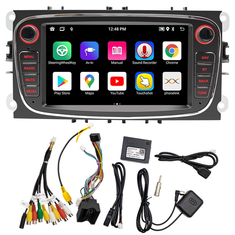 Haed Unit With Carplay Car Stereo For Ford Focus Android 13 Car Multimedia Player in Dashboard GPS Navigation