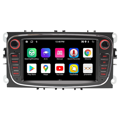 Haed Unit With Carplay Car Stereo For Ford Focus Android 13 Car Multimedia Player in Dashboard GPS Navigation