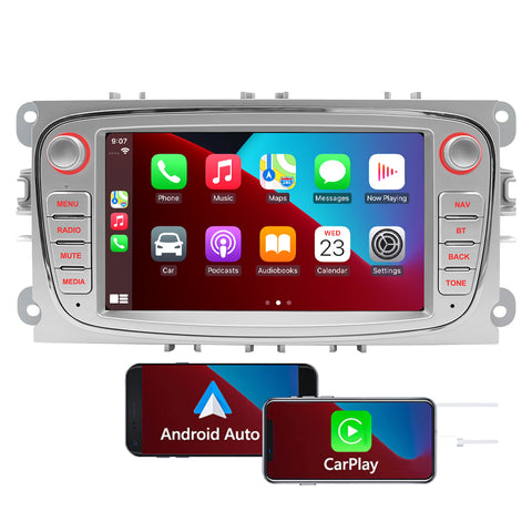 Haed Unit With Carplay Car Stereo For Ford Focus Android 13 Car Multimedia Player in Dashboard GPS Navigation